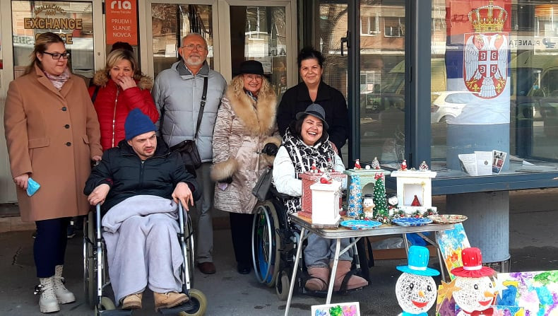 Foto/T.S. prodajna izložba odraslih osoba sa invaliditetom

