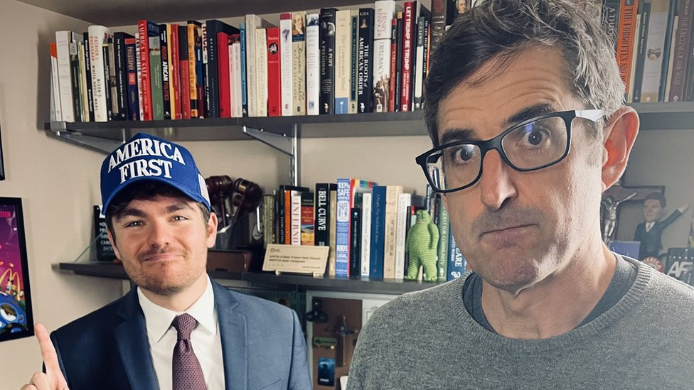Louis Theroux and Nick Fuentes