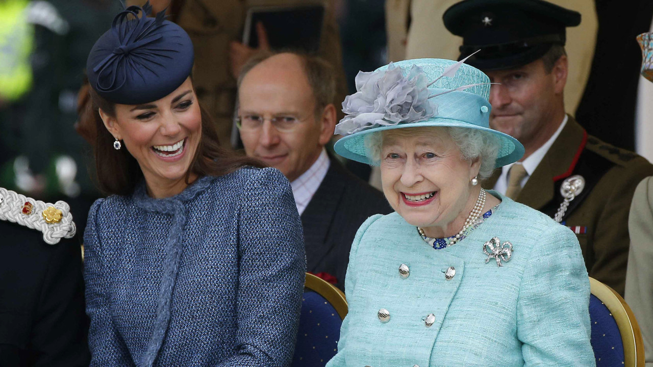 Queen joking