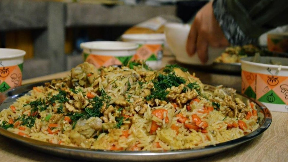 A plate of traditional meal
