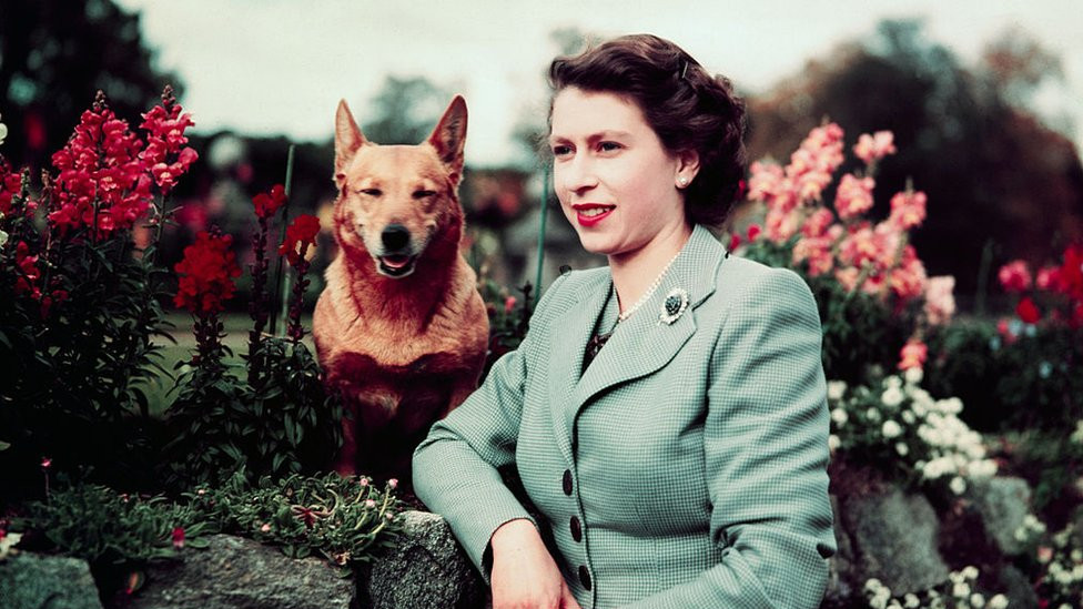 Kraljica sa Suzan u zamku Balmoral 1952. - godine kad je postala kraljica