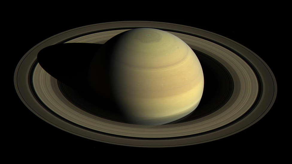 A planet in space