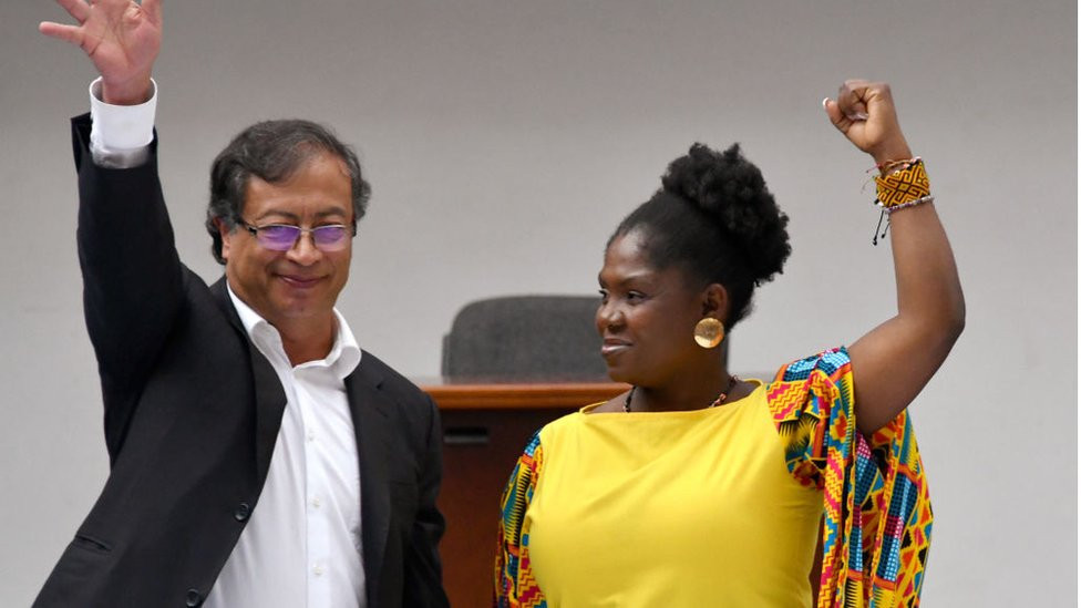 Gustavo Petro and Francia Márquez
