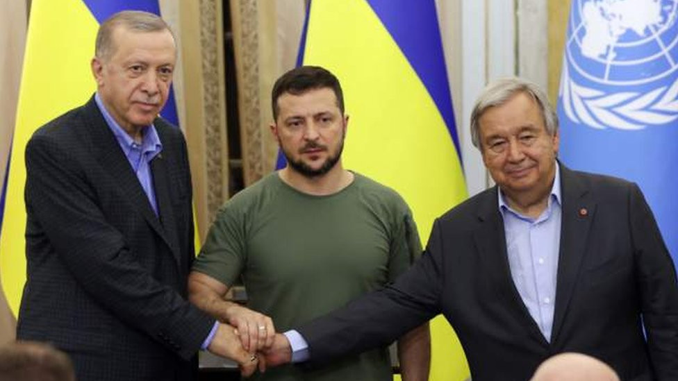 Erdogan, Zelenski i Gutereš u Lavovu