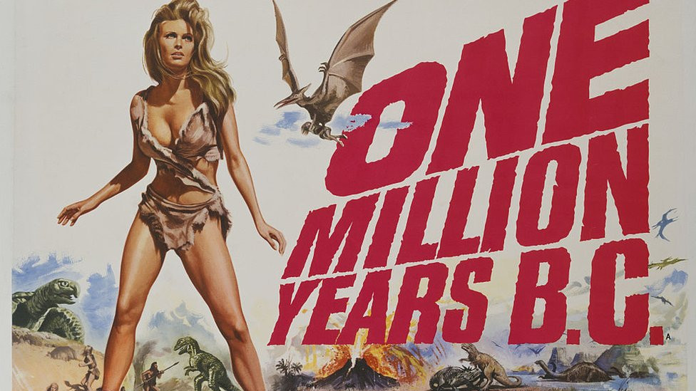 The iconic movie poster of Welch