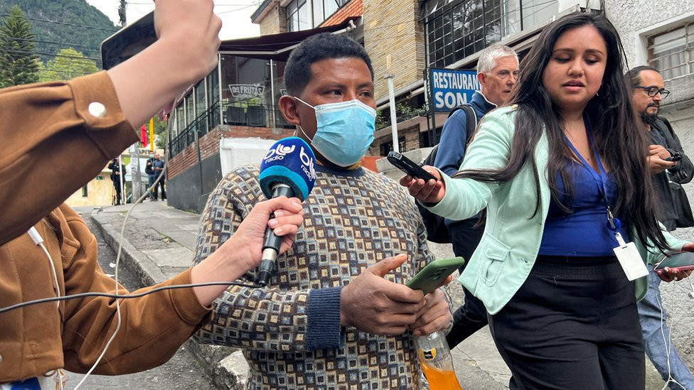 Manuel Ranoque, father of the children rescued after 40 days in the Amazon jungle.