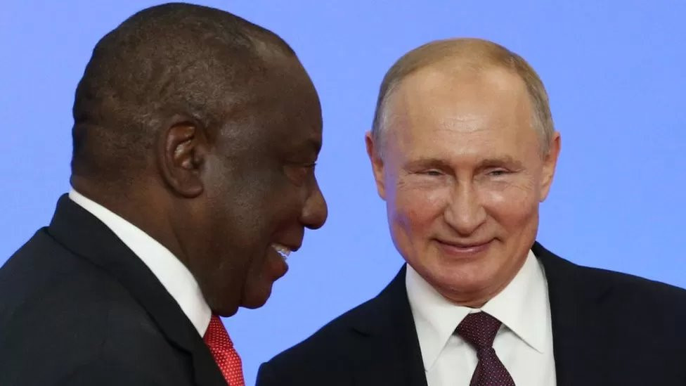 Putin i Ramafosa