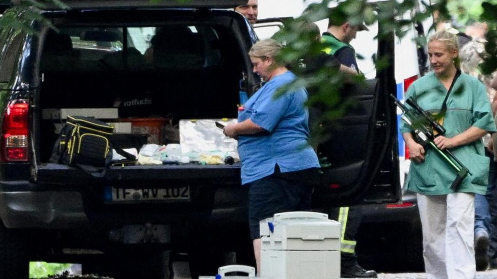 Veterinarka sa puškom za uspavljivanje životinja