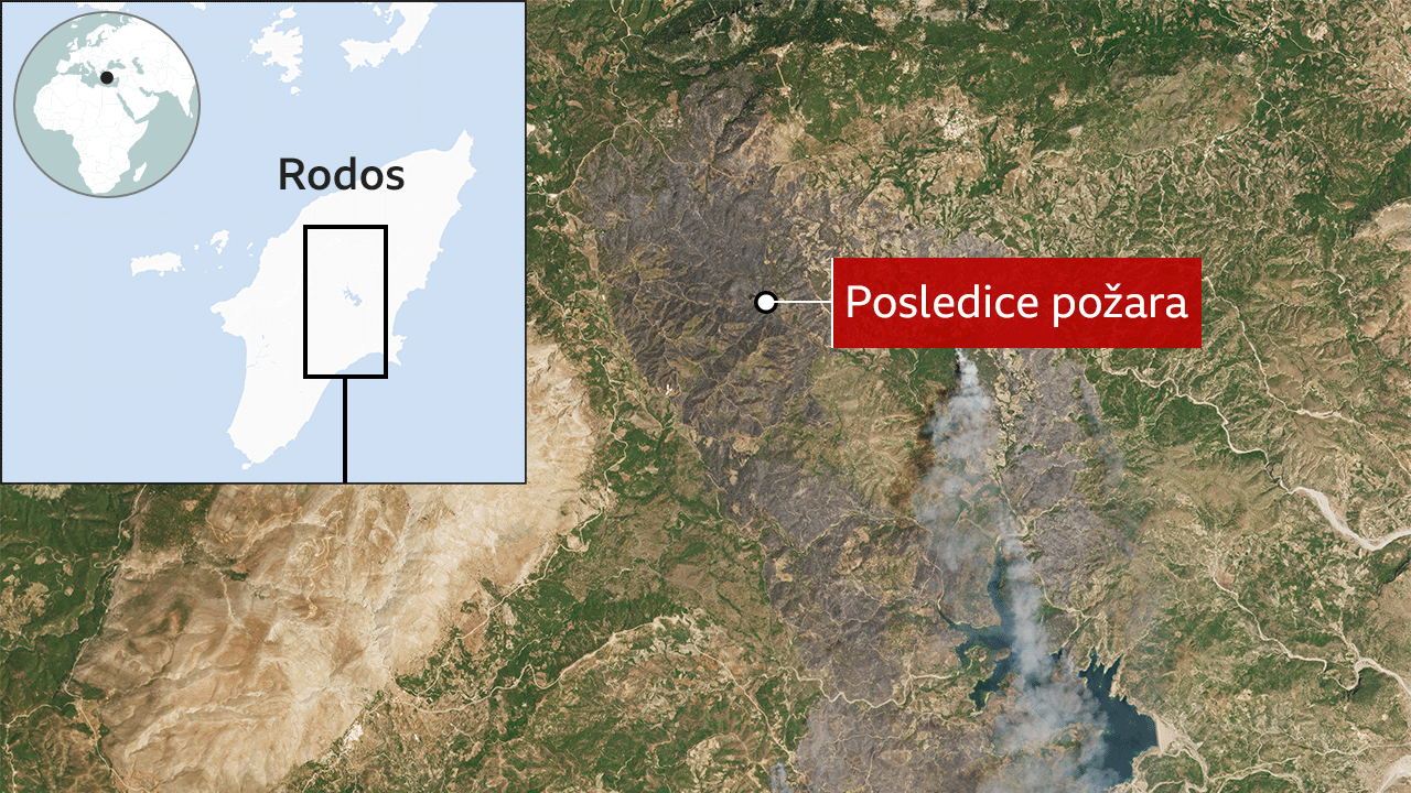 požar na Rodosu