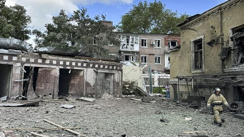 Grad Taganrog posle pada krhotina