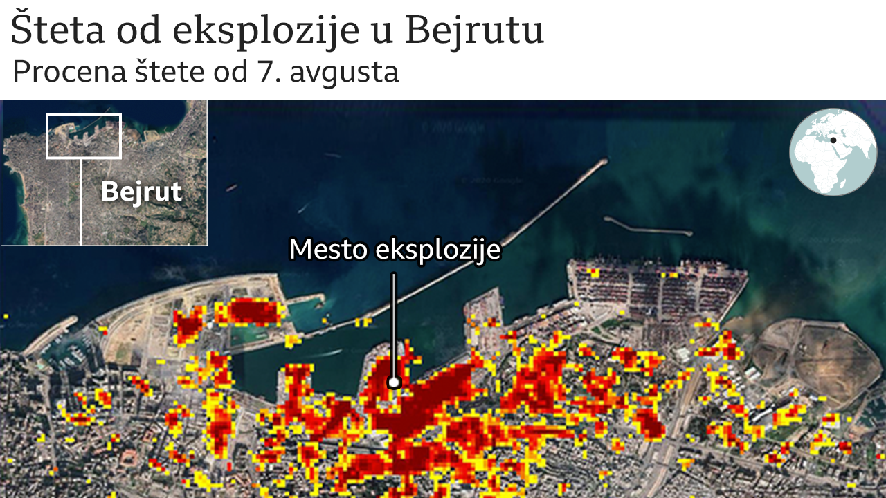Bejrut, eksplozija