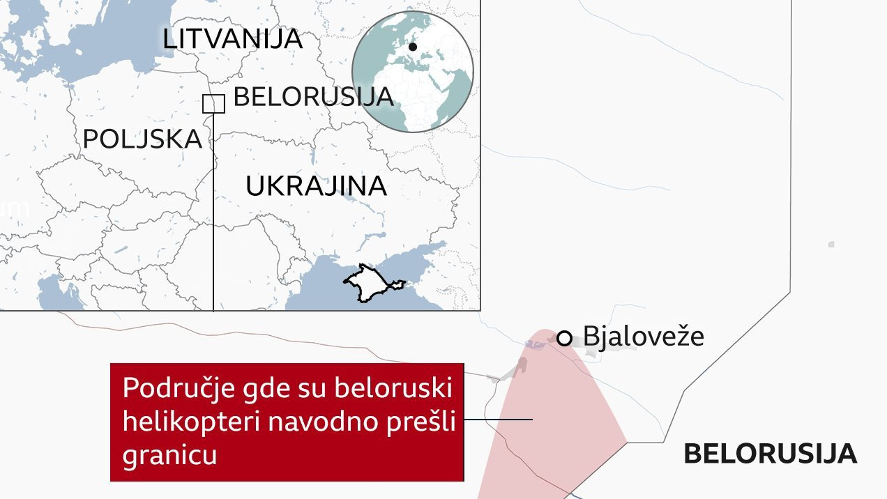 Poland Belarus map
