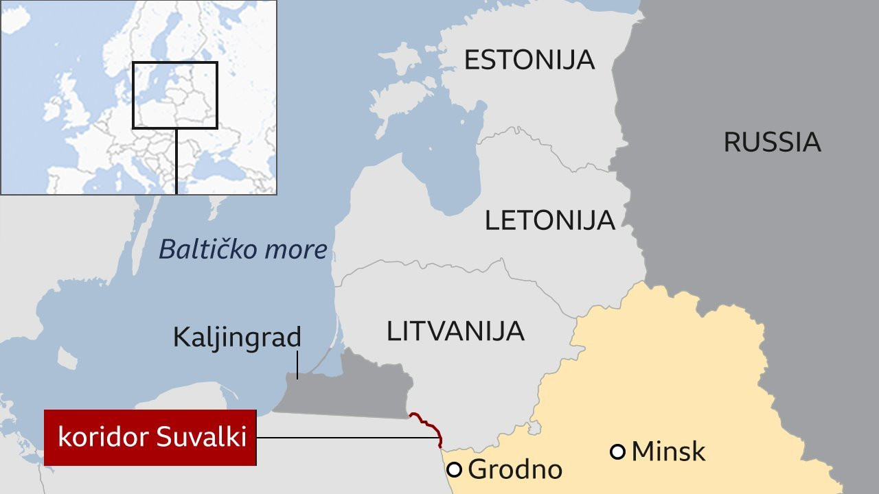Poland Belarus map