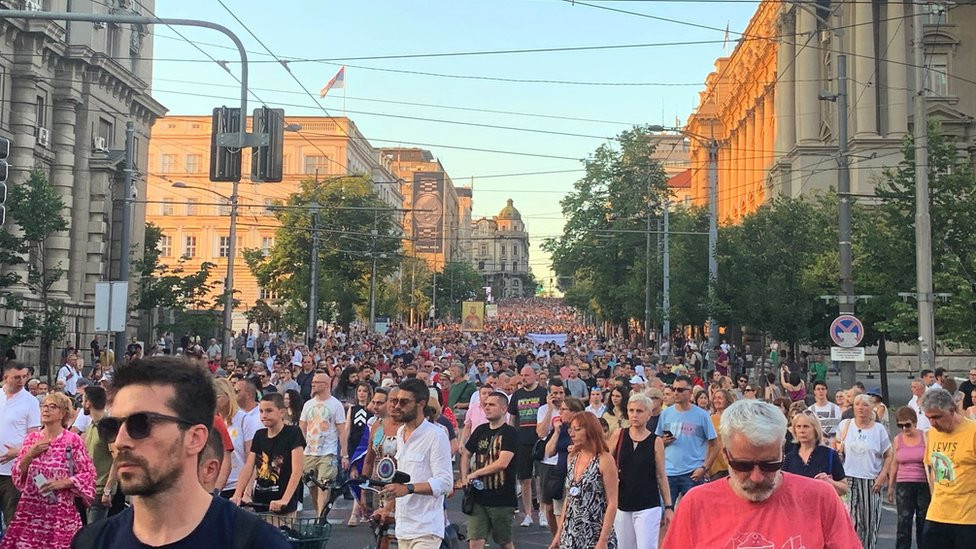 protest Srbija protiv nasilja