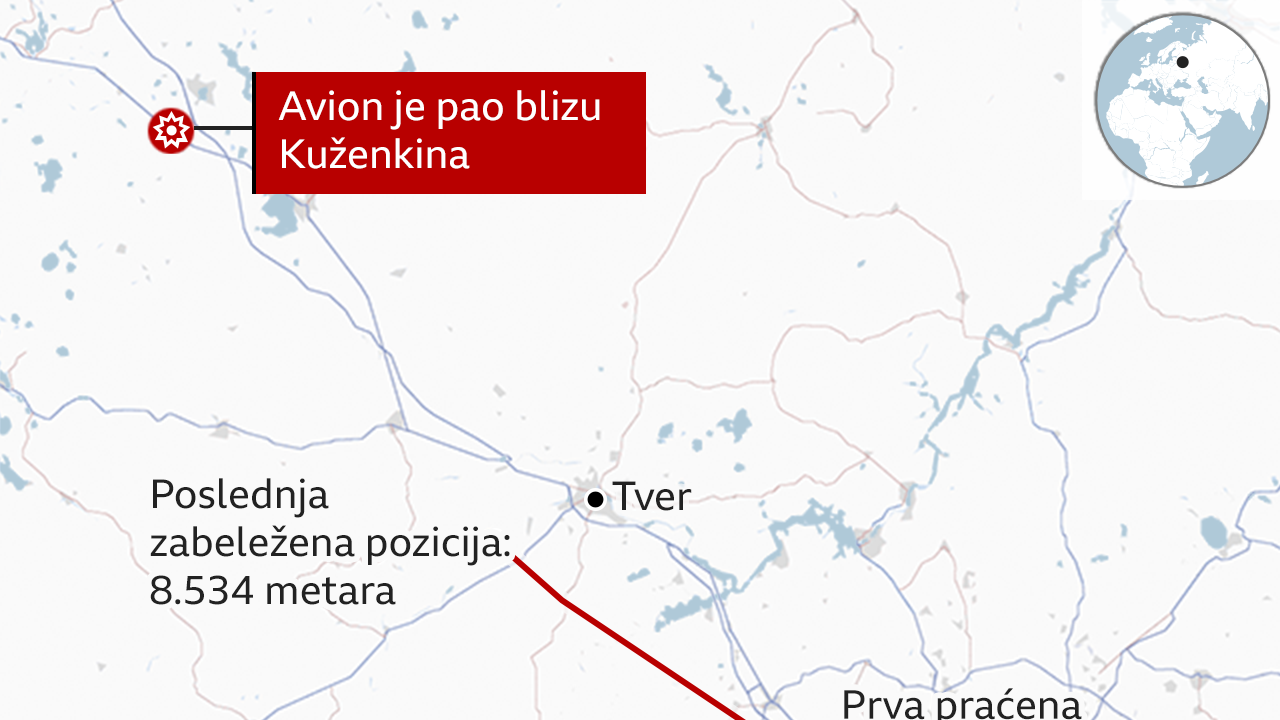Prigožin, avion