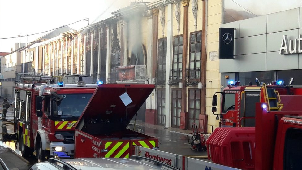 Aftermath of fire