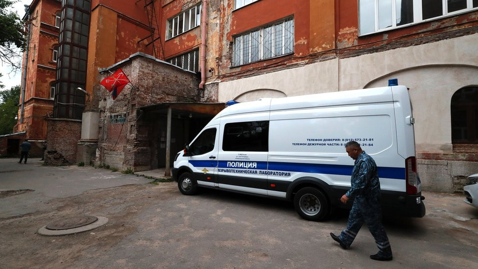 Policijski kombi u Rusiji