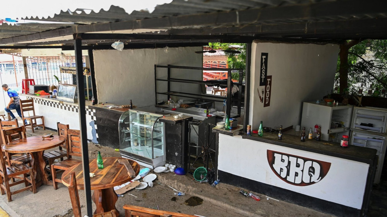 A restaurant inside the prison