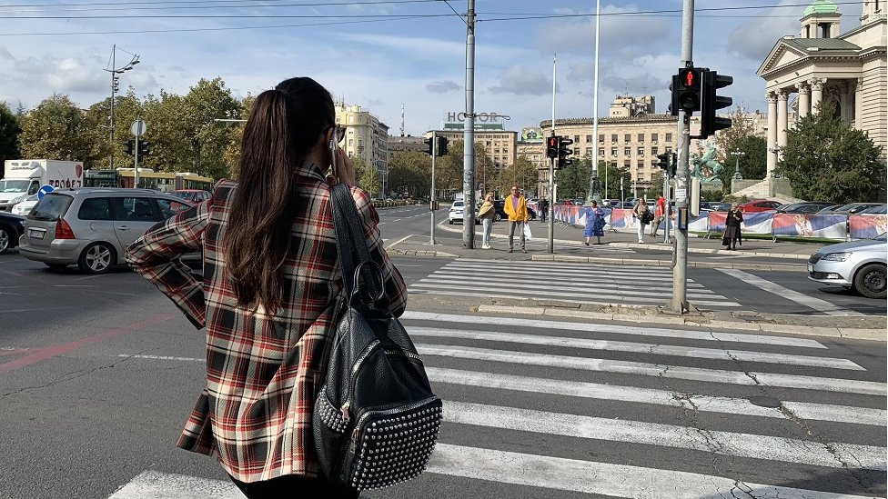 pešakinja
