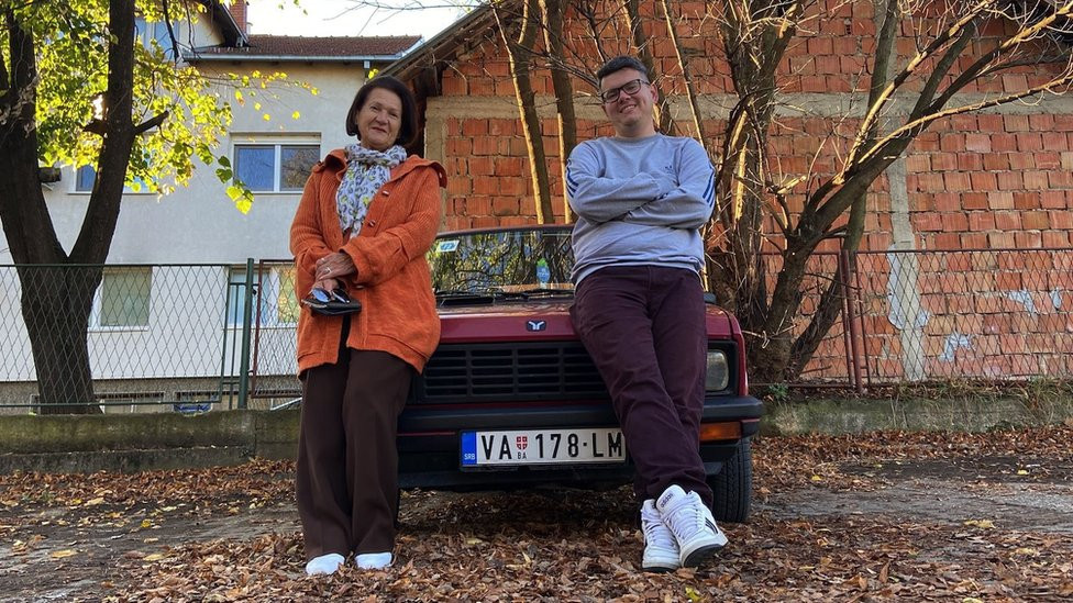 Marko Lazić i njegova majka