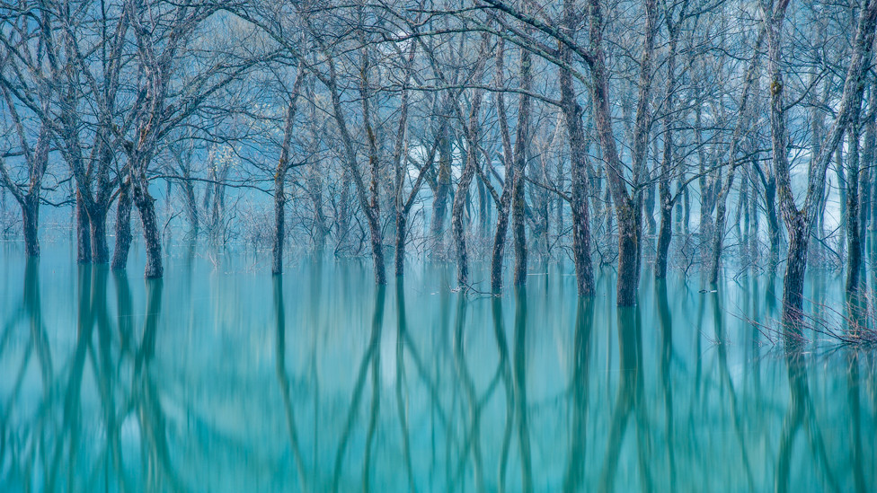 Jezero Širakava, Tohoku, Japan
