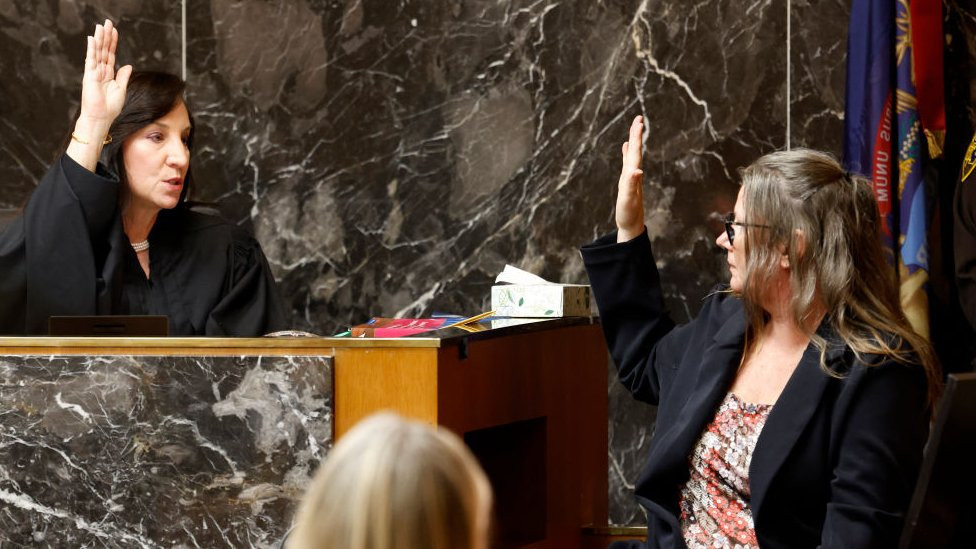 Judge swearing in Crumbley