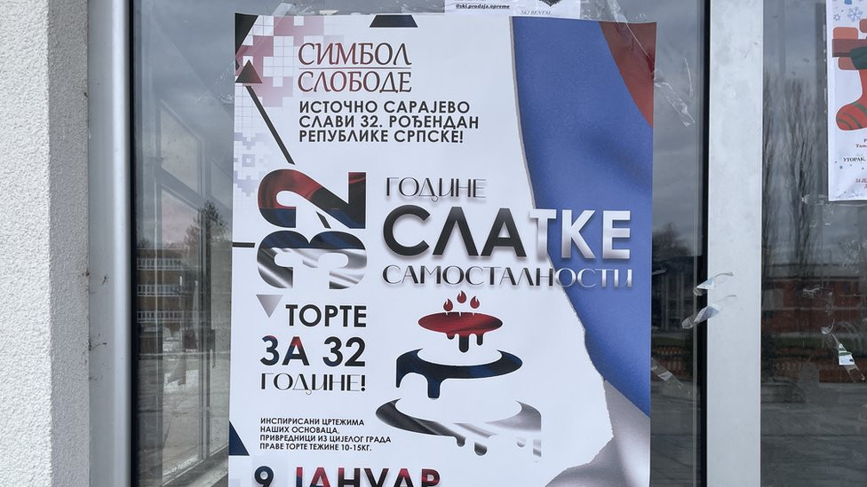 Plakat za proslavu 9. januara u Istočnom Sarajevu