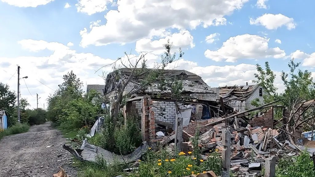 Veći deo Limana je uništen tokom ratnih dejstava