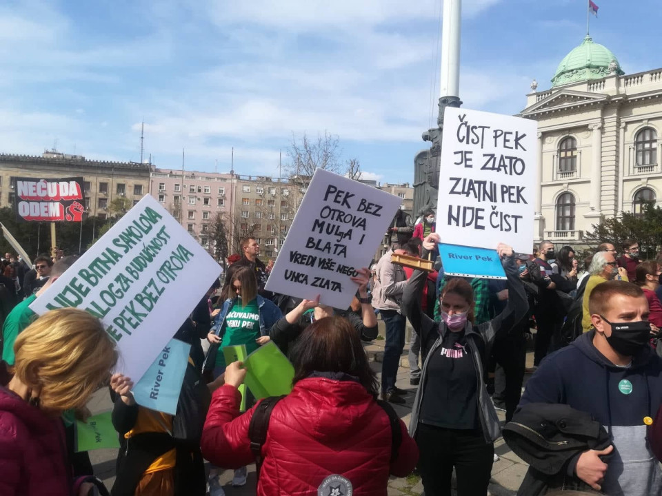 Foto/S.V. Ekološki ustanak Beograd protest
