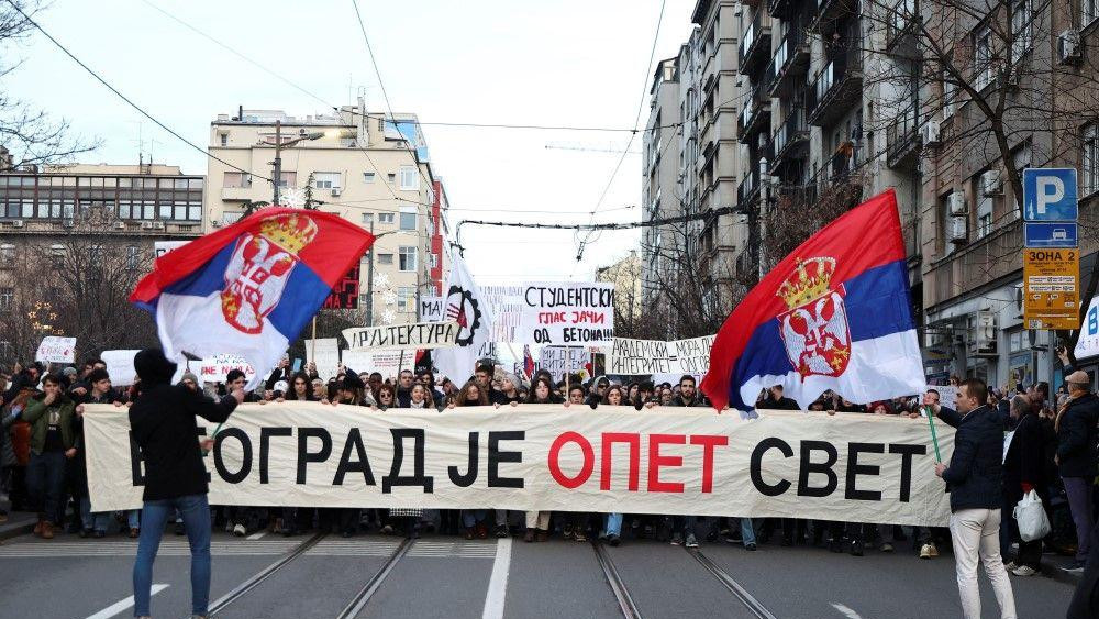 studentski protest, studenti, protest studenata