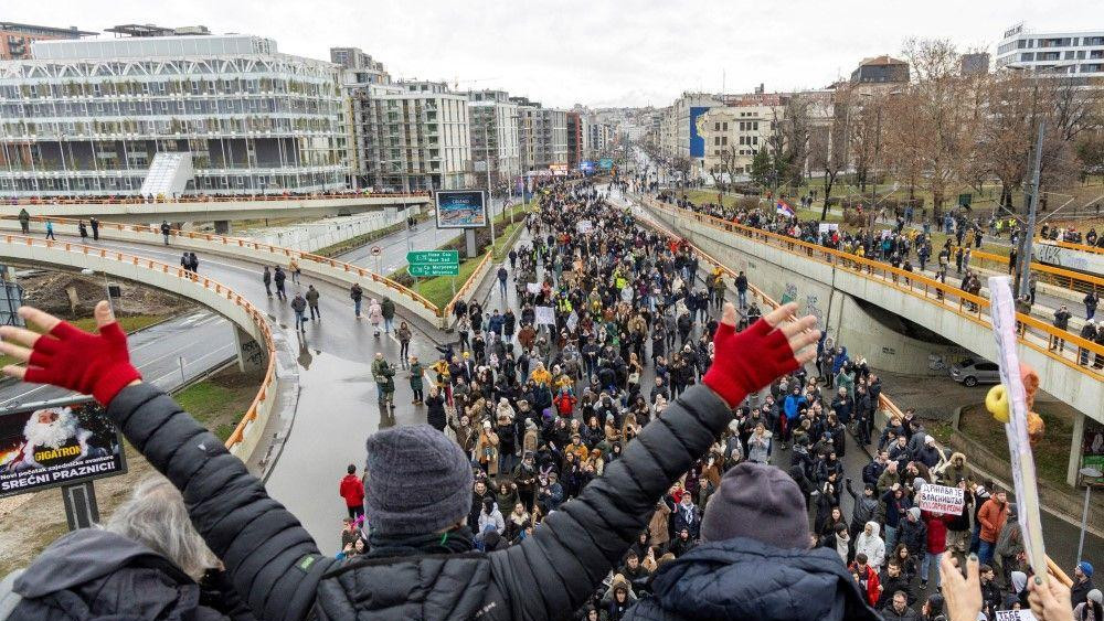 studenti, protest