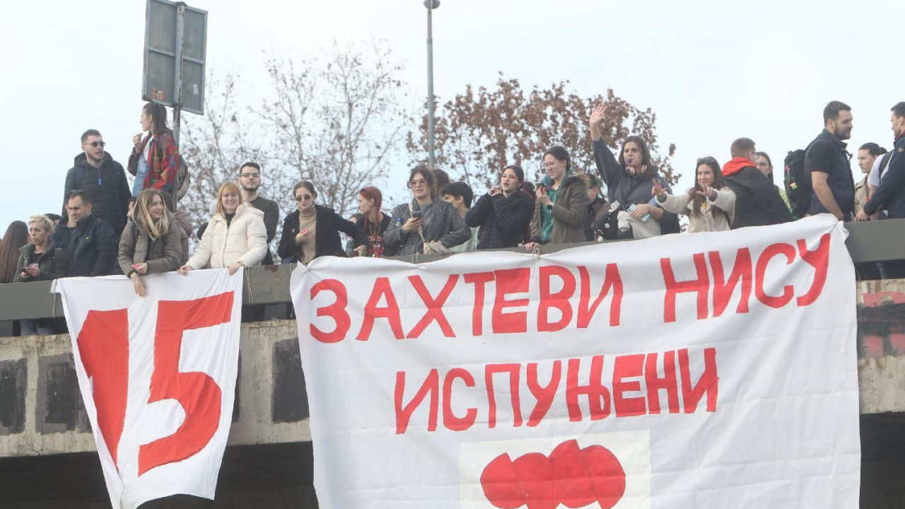 studenti, blokada studenata, studentski protest, blokada autokomande