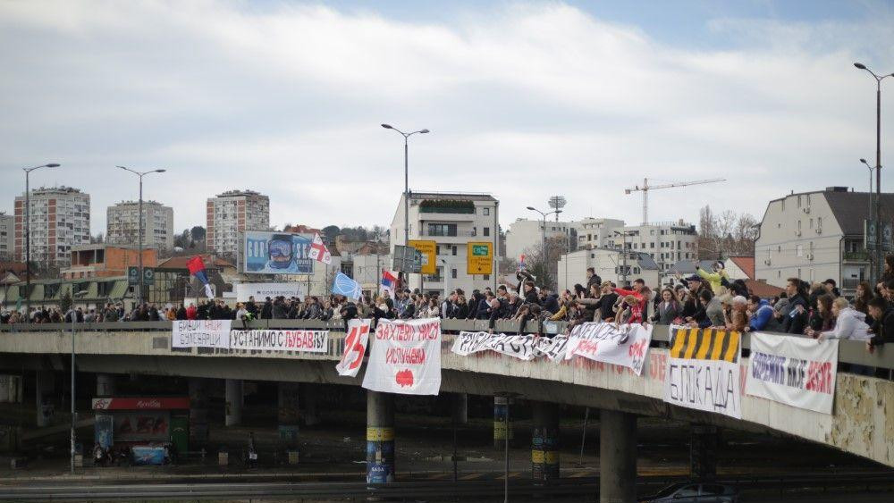 studenti, blokada autokomande, studentski protest