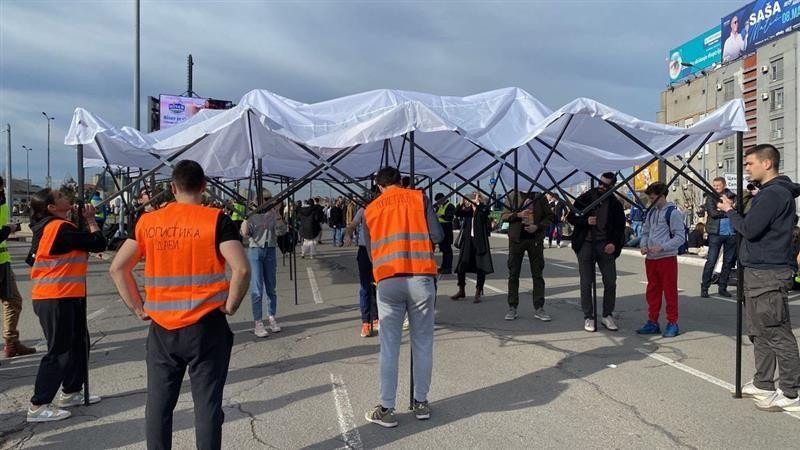 studentiski protest, blokada autokomande