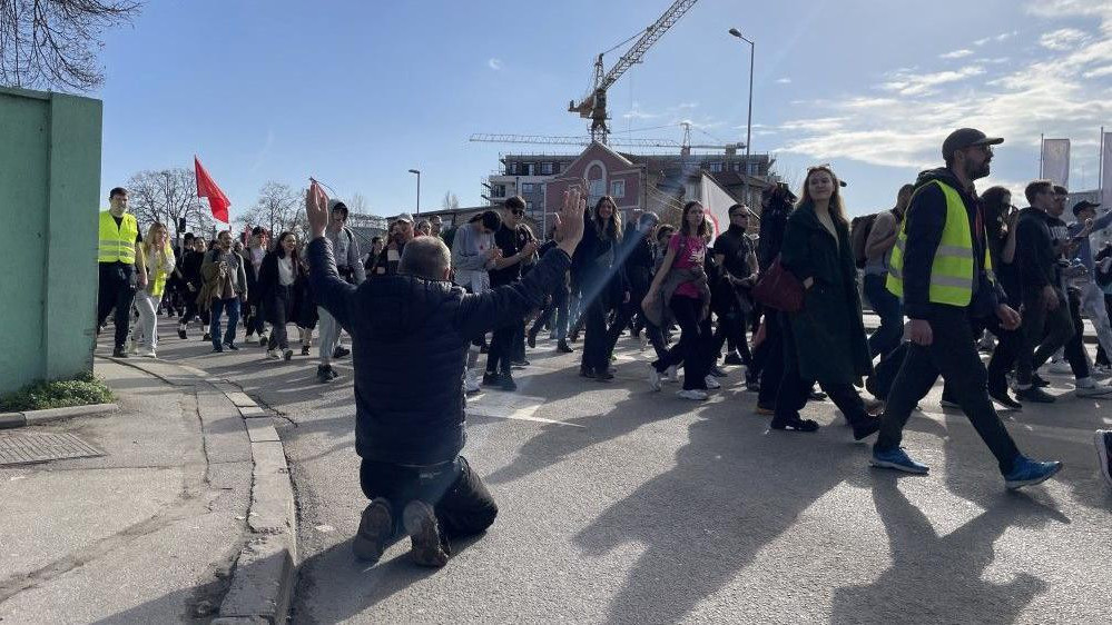 studenti, studentska šetnja