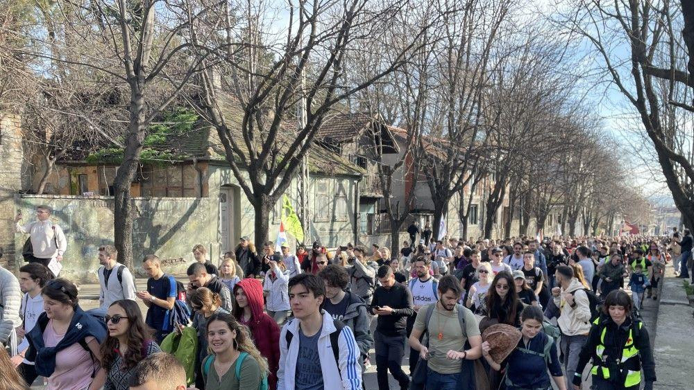 studenti, studentski protest, studentska šetnja