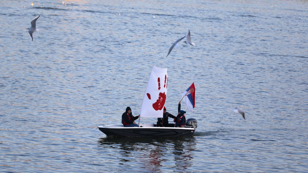 studenti, studentski protest, blokada mostova, novi sad