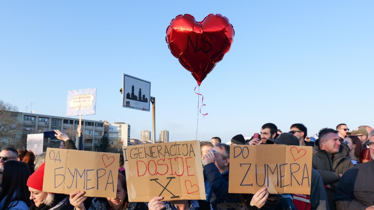 studenti, studentski protest, novi sad, blokada mostova u novom sadu