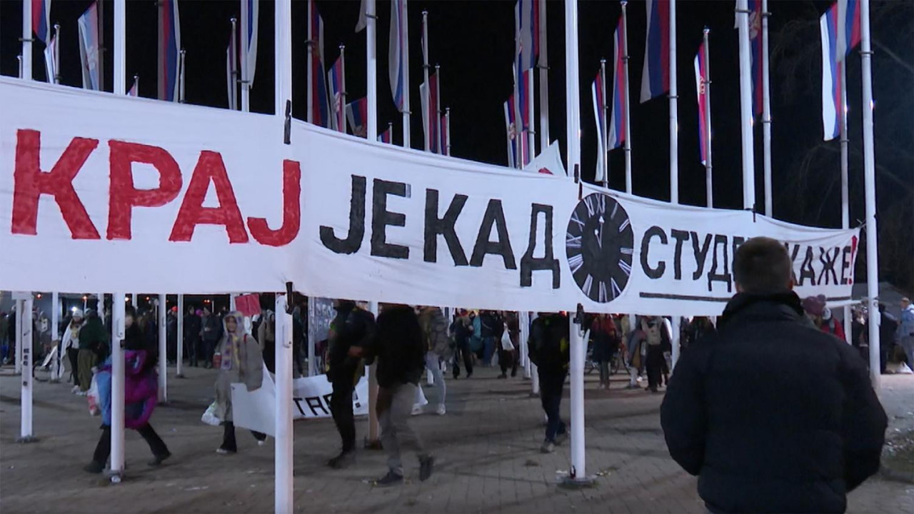 studenti, studentski protest, novi sad, blokada mostova