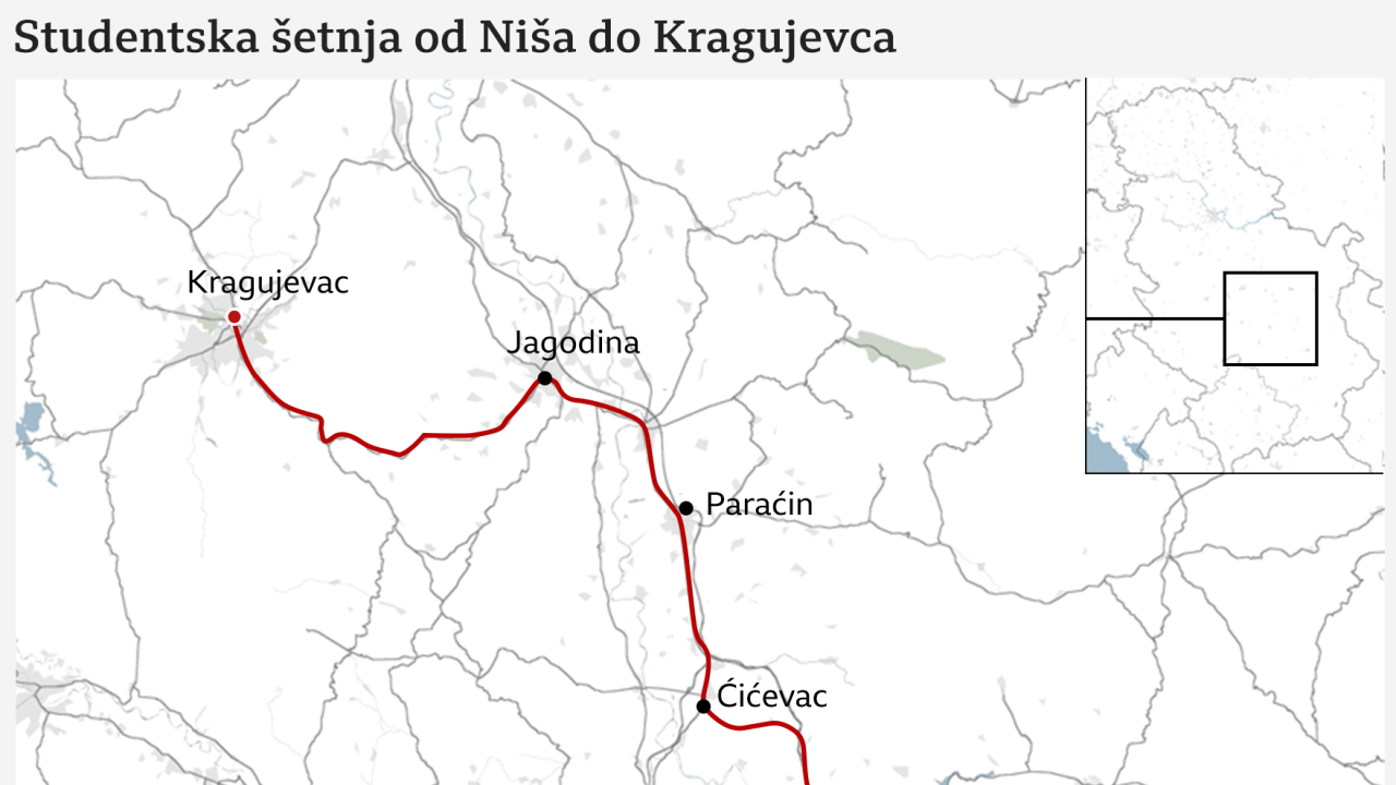 mapa, studenti iz niša