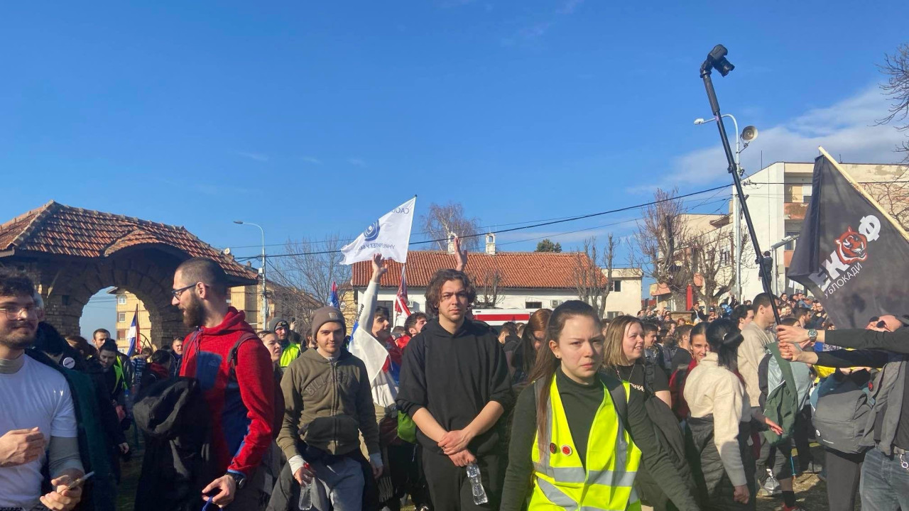 studenti, studentsko pešačenje, studentski protest