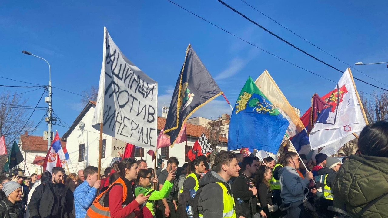 studenti, studentski protest, studentsko pešačenje