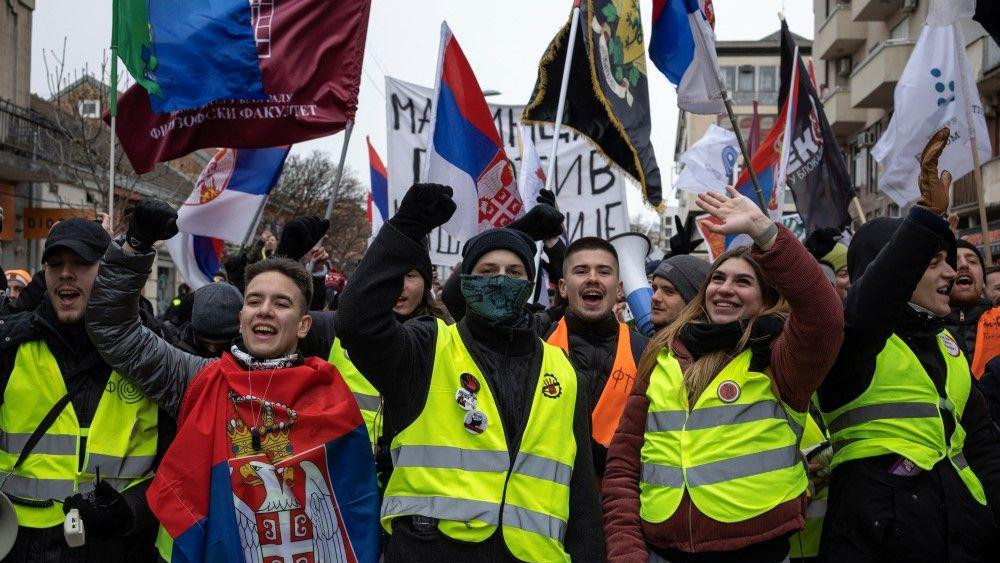 studenti, studentski protest