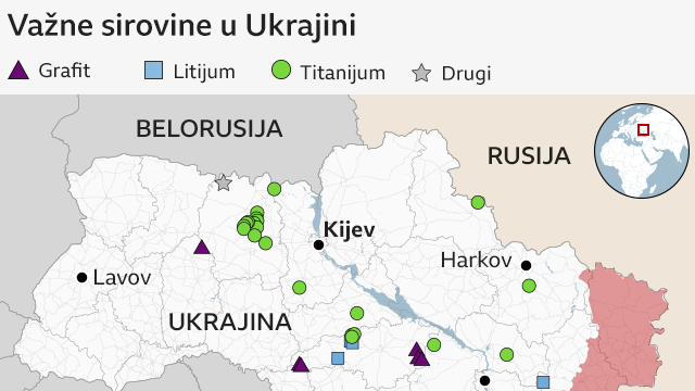 Mapa ukrajinskih teritorija pod ruskom kontrolom