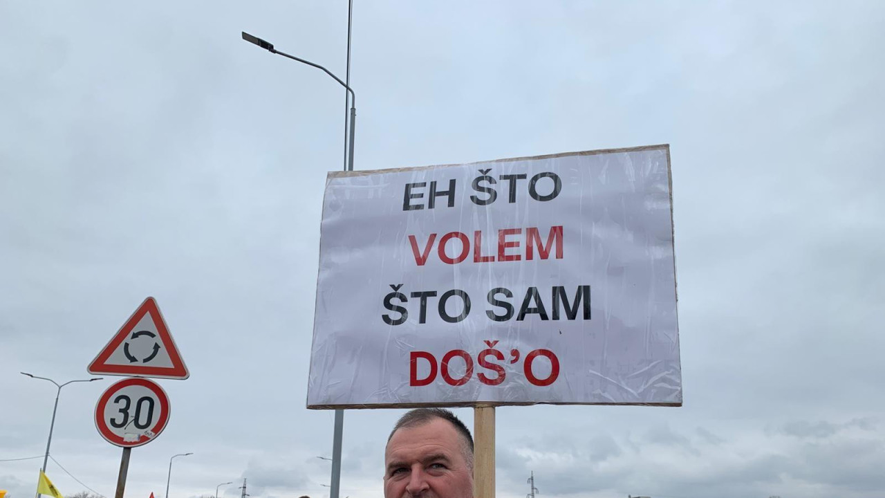 Demonstrant u Nišu