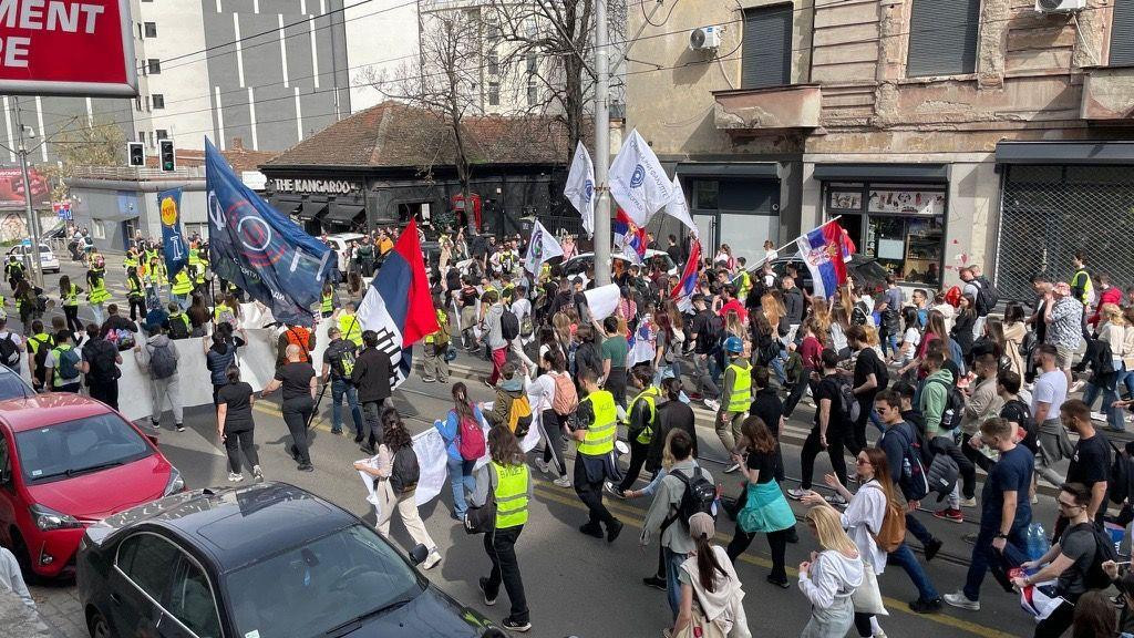 studenti, studentski protest