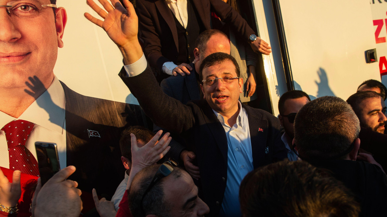 Ekrem Imamoglu tokom kampanje za gradonačelnika Istanbula 2019.