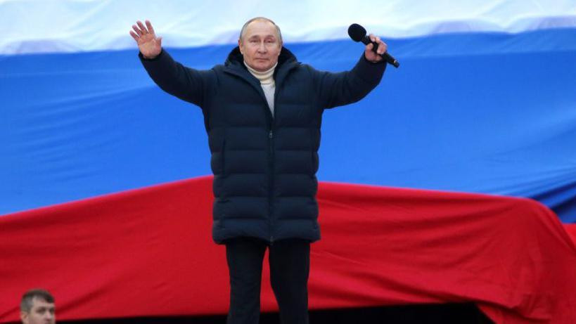 Vladimir Putin je 2022. godine organizovao koncert i govor u Moskvi da bi obeležio godišnjicu aneksije Krima