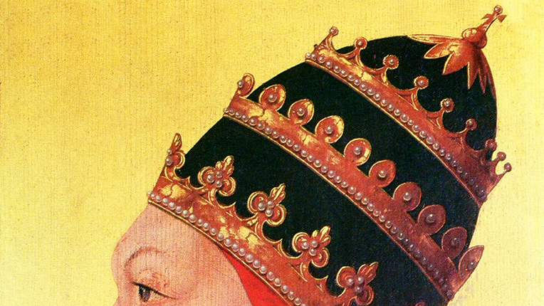 Naslikani portret pape Aleksandra VI iz 14. 