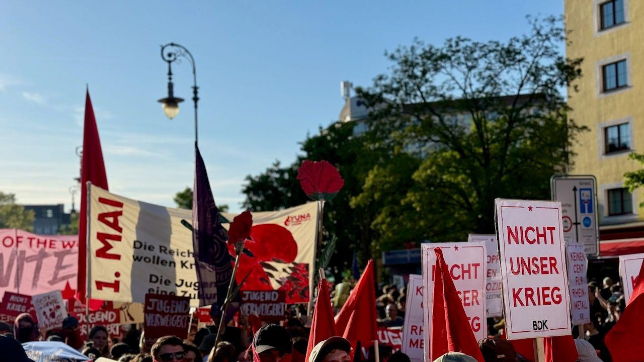 levičari, protest u berlinu, levica